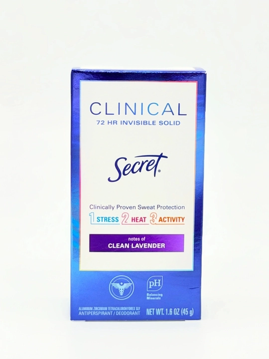 Женский антиперспирант - дезодорант Secret Clinical, 72-часовая защита от пота, 45 г - 