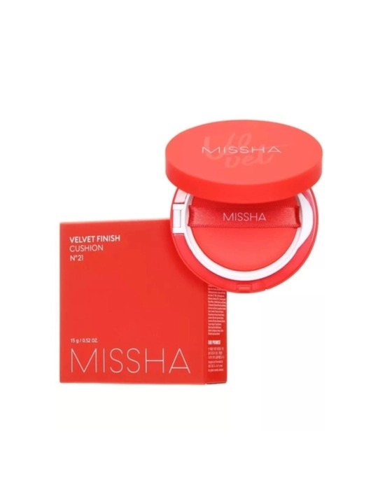 Tonal krem - MISSHA Velvet Finish Cushion mat pardozli yostiq - 
