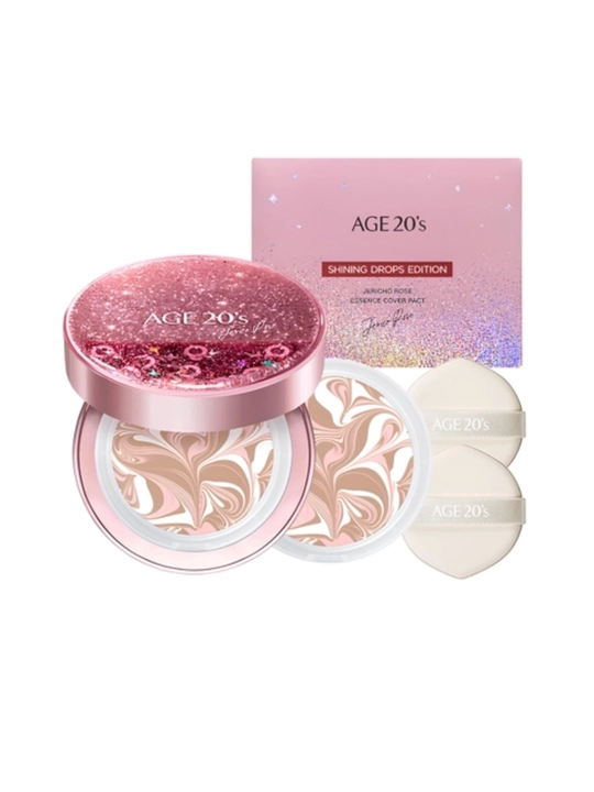 Кушон AGE 20's Jericho Rose Shining Drops Edition SPF50+ / PA++++ - 