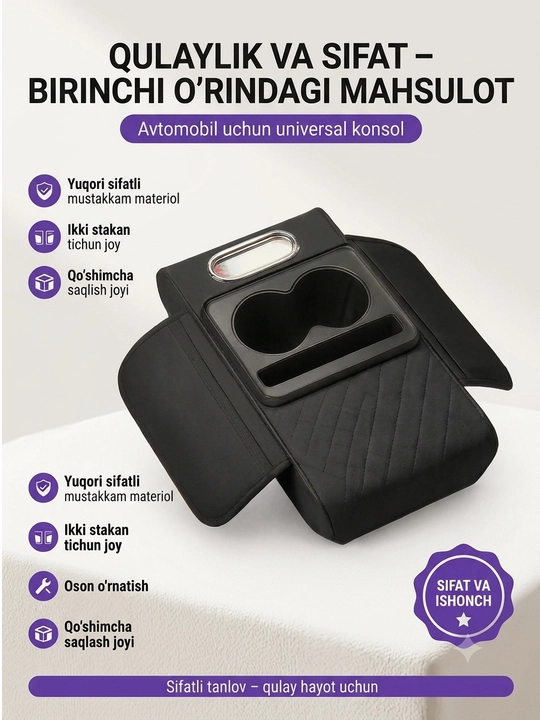 Universal avtomobil organayzeri-bar