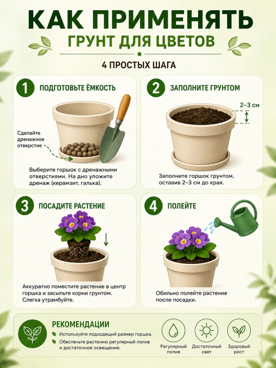 Почвогрунт для цветов Z-AGRO — готовый грунт для здорового роста растений
