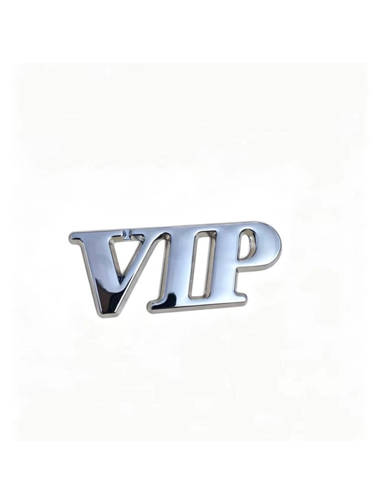 Наклейка шильдик на авто "VIP" - 