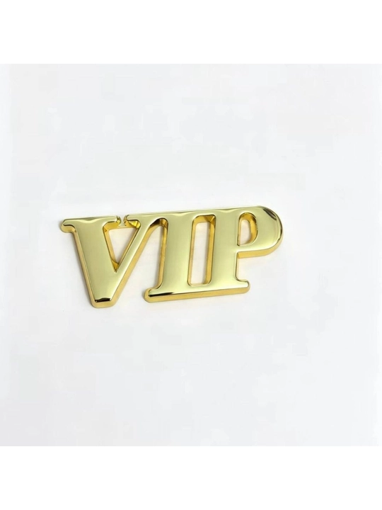 Наклейка шильдик на авто "VIP" - 
