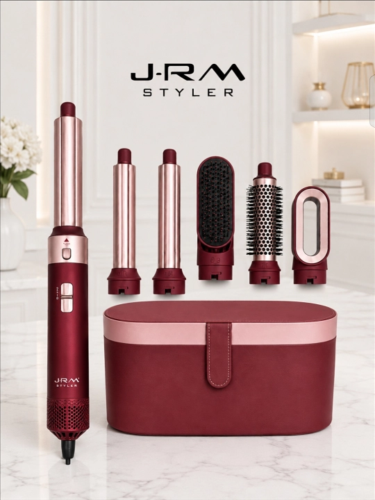Soch quritgich fen Airwrap JRM styler, 6 tasi 1 da, avtomatik ployka va turmaklash