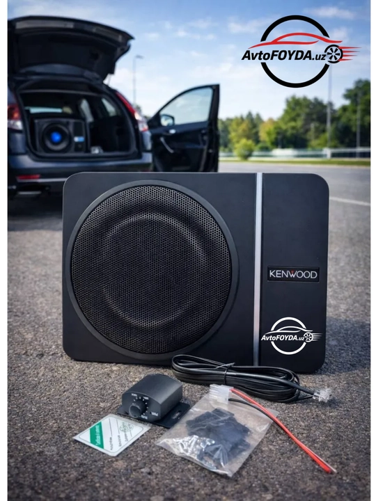 KENWOOD PS-W10 10″ 4500W активный сабвуфер в компактном Slim корпусе