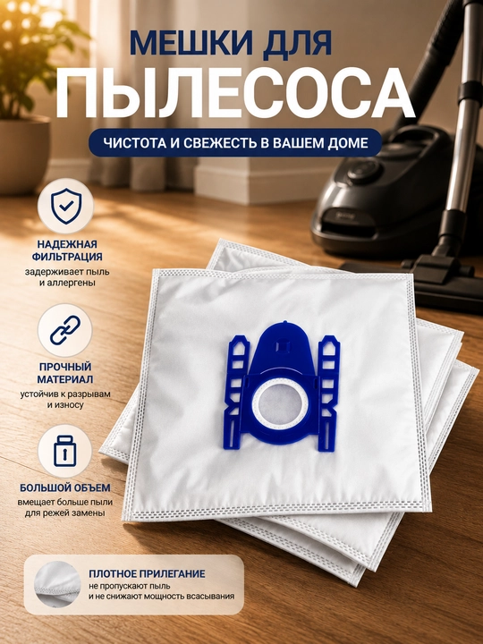 Многоразовые мешки для пылесосов
