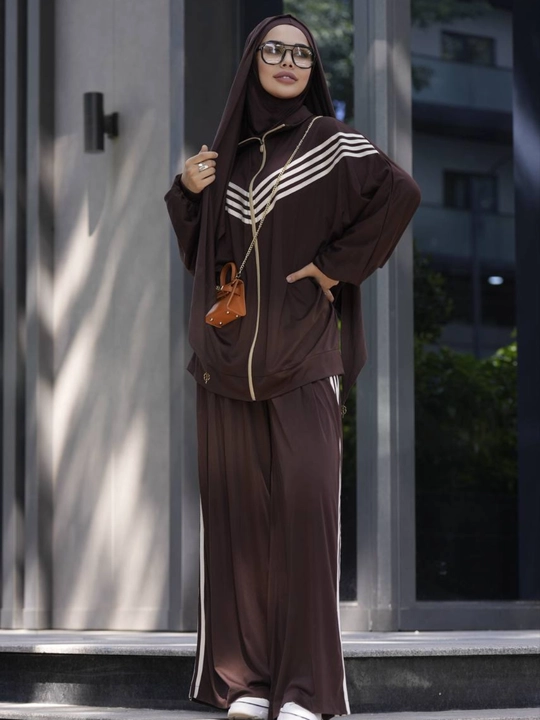 Ayollar dvoykasi, keng fasonli sport kostyum, oversize dvoyka, Turkiya trikotaji, 48–54