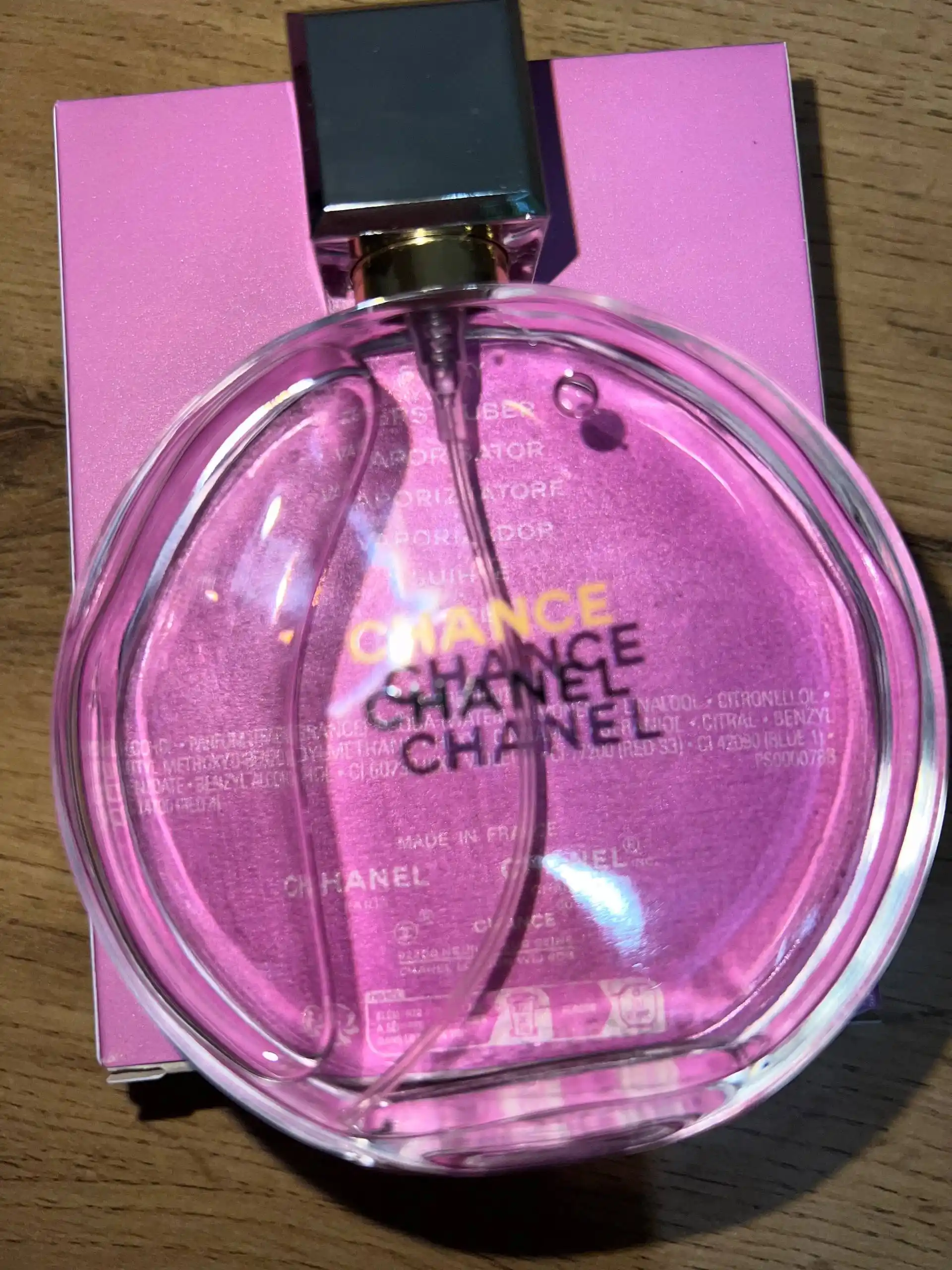 Chanel Chance Tendre ayollar uchun, Fransiya