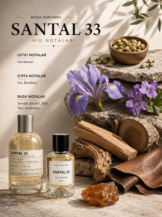 Le Labo –  Santal 33, Another 13, Bergamote 22 uniseks parfyum, Mona Parfumes