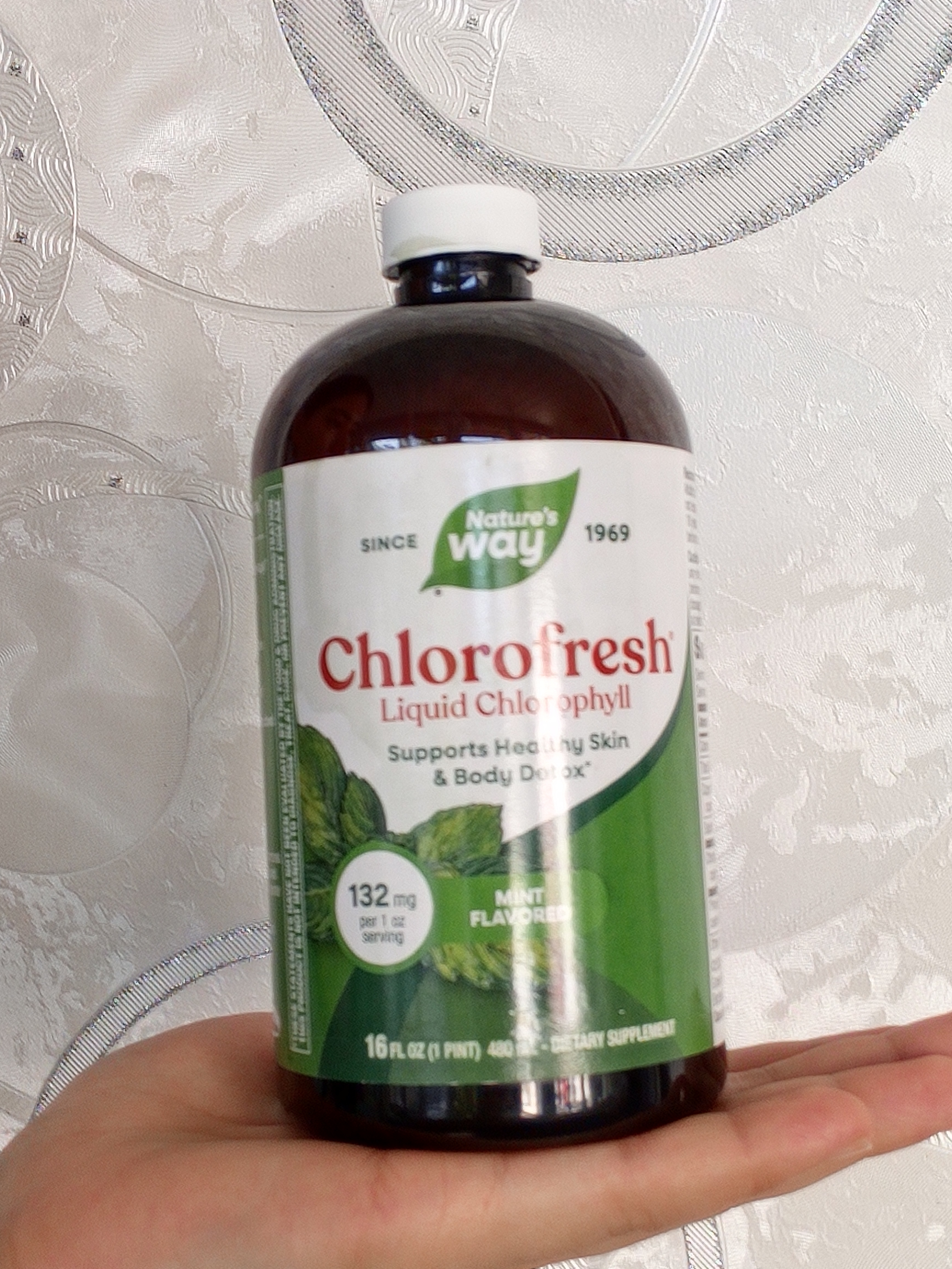 Nature’s Way, Chlorofresh® yalpiz ta’mli suyuq xlorofill, 480 ml
