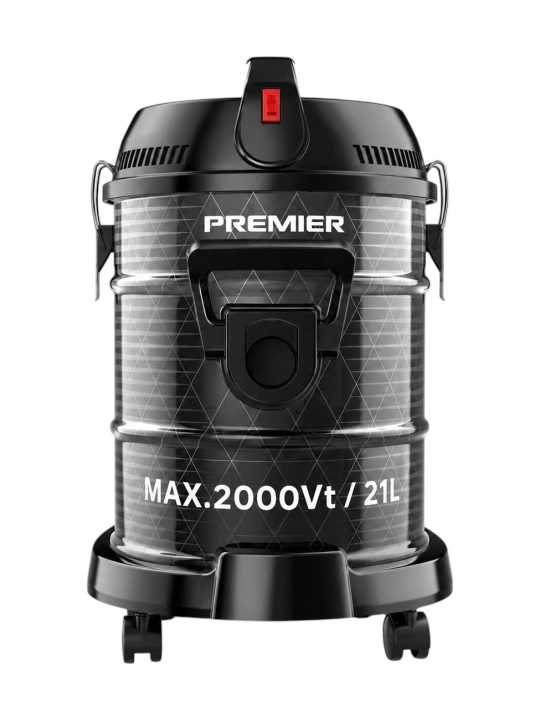 Changyutgich Premier PRMVC-MD190-MX, 2000 Vt, 21 l, HEPA filtr, konteynerli - 