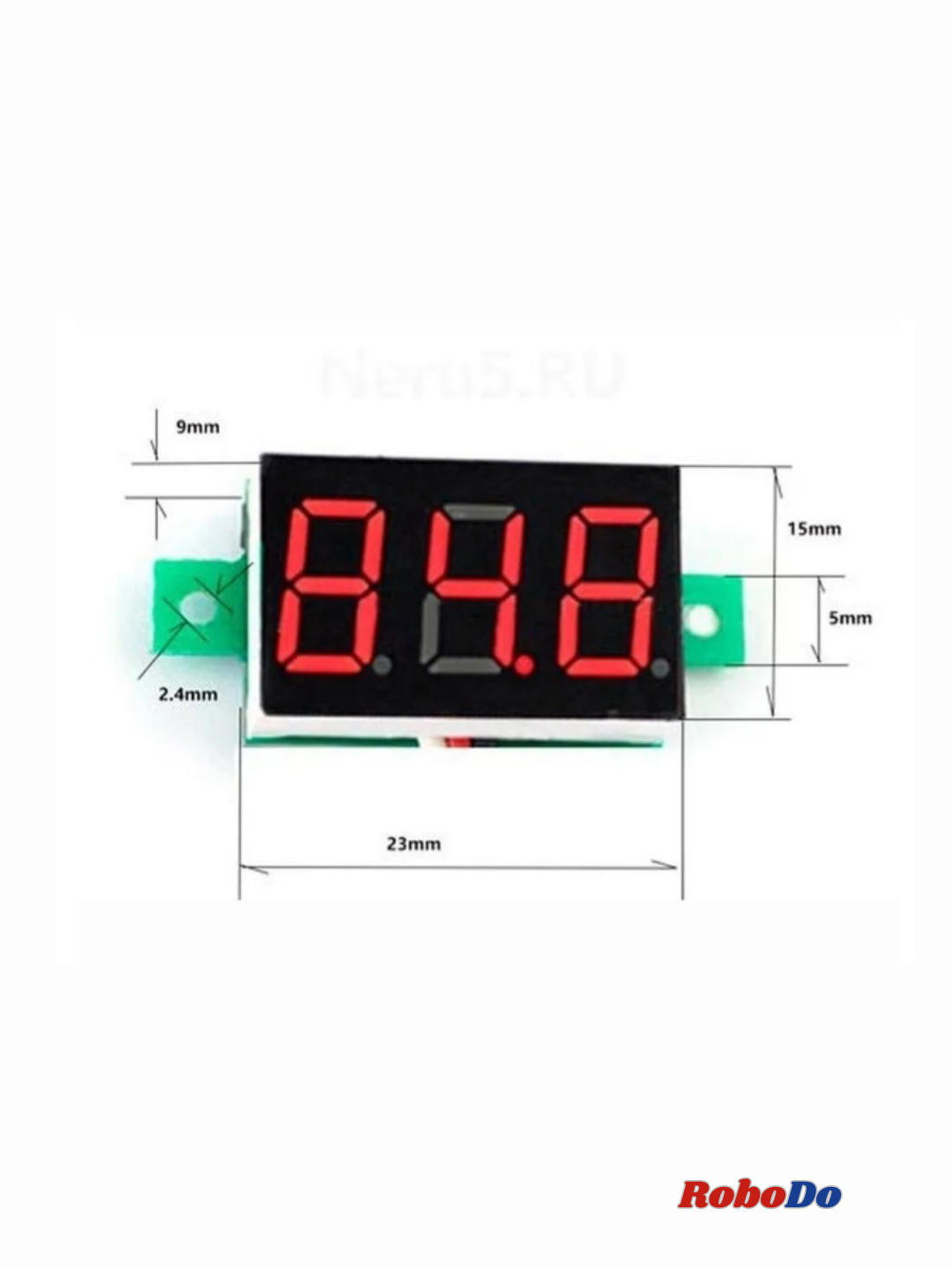 HKS-W36 Led вольтметр 4,5-30В красное свечение