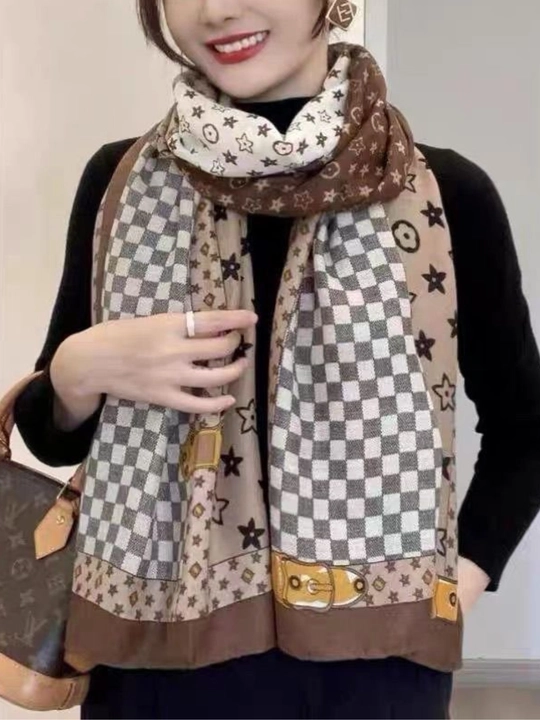 Ayollar ro‘moli, ayollar uchun, ipak ro‘mol, hijob, 90x90 sm