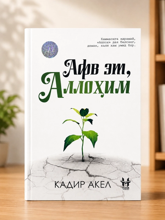 «Прости, мой Аллах» Кодир Акел. Книга на узбекском языке - 