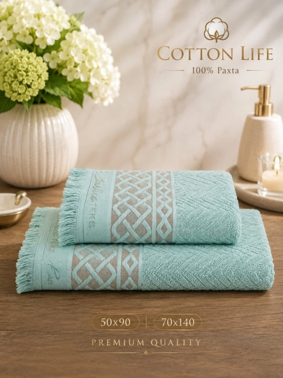 Cotton Life банные и лицевые полотенца - 