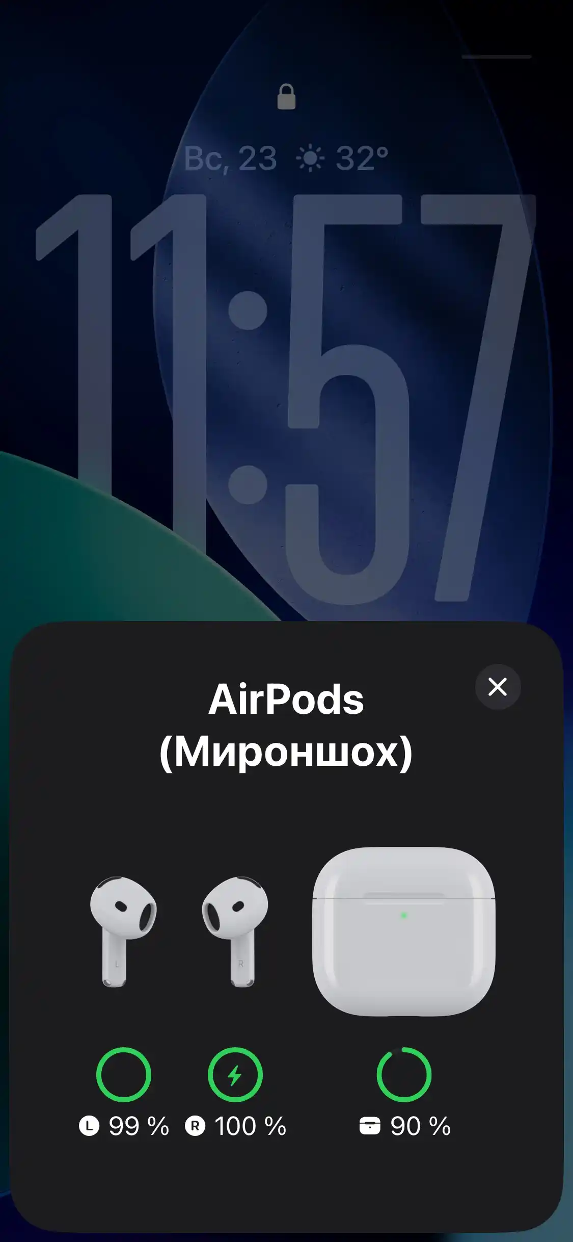 Simsiz quloqchin Pods 4 ANC bluetooth naushnik barcha smartfonlar uchun (ANC ishlaydi)