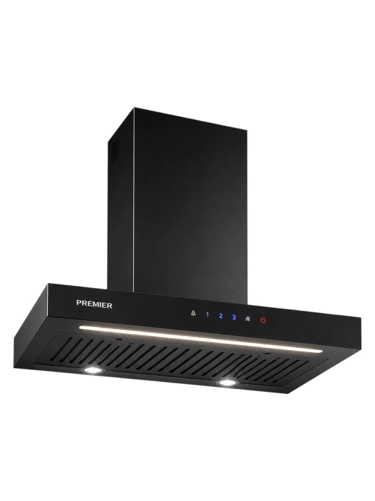 Oshxona dudbo‘roni Premier PRM-TH6002B, 60 sm, 850 m³/soat, qora - 