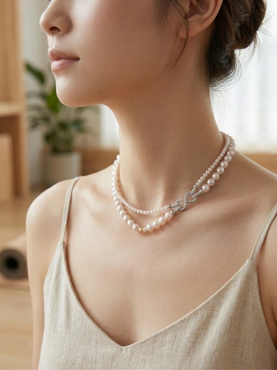 Ayollar uchun brend uslubidagi tilla rang choker, nafis taqinchoq, marjon va zanjir marjon