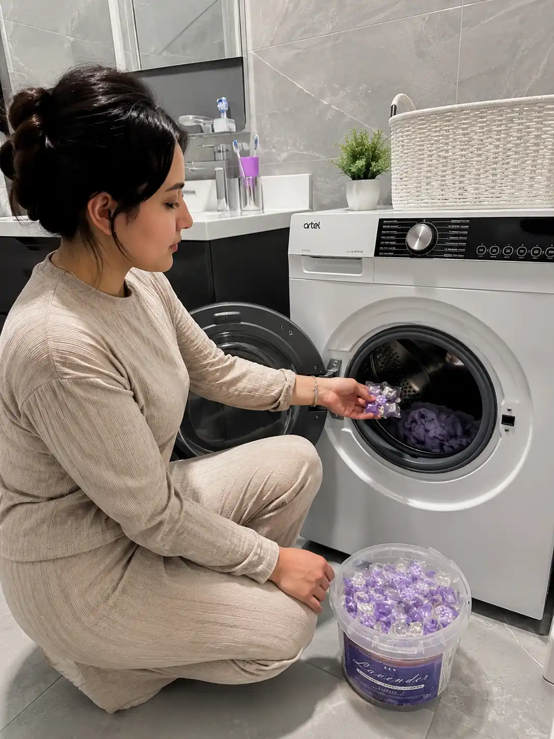 Kir yuvish uchun oqartiruvchi kapsulalar, 30, 50, 140 dona