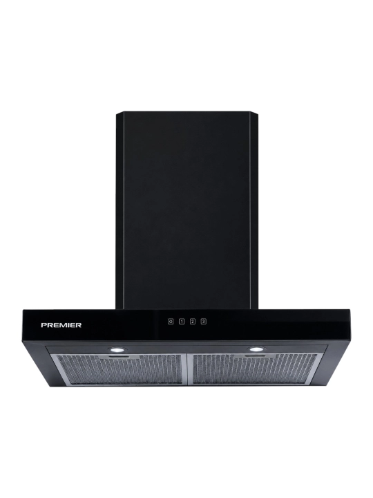 Oshxona dudbo‘roni Premier 60 T SHAPE FLS, 60 sm, qora, zamonaviy dizayn - 