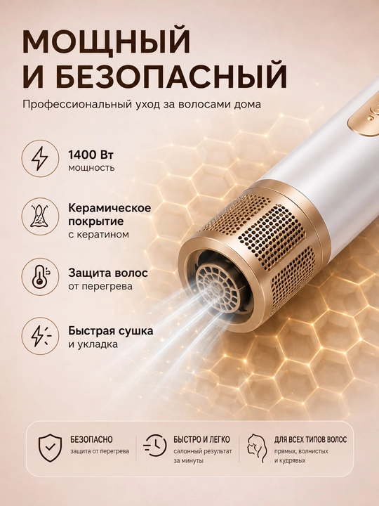 7 ta 1 da soch uchun multistayler - uyda professional uslubda soch turmaklash