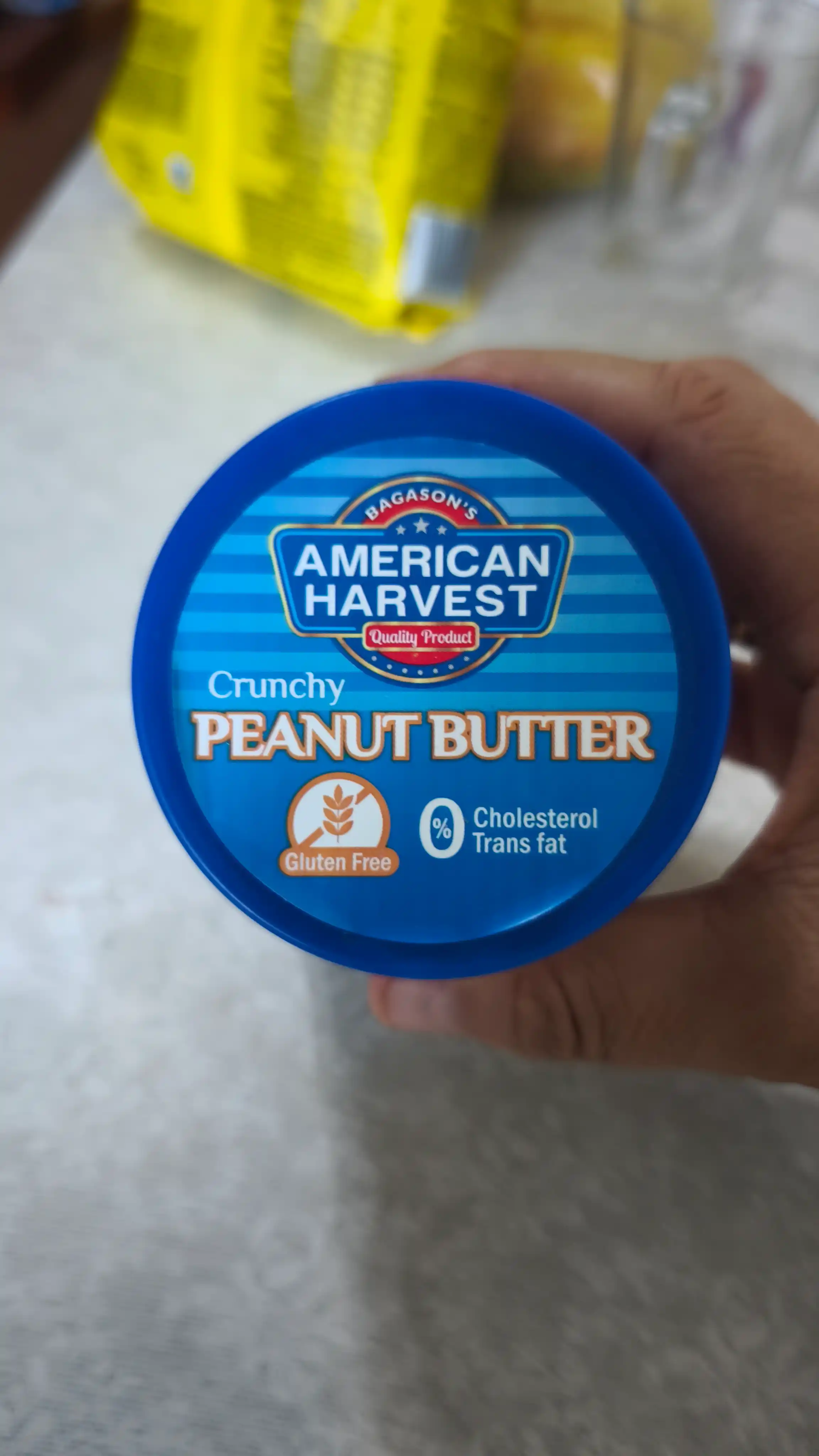 American Harvest yer yong‘oq pastasi kremli, 340 g – xolesterinsiz, vegetarianlar uchun