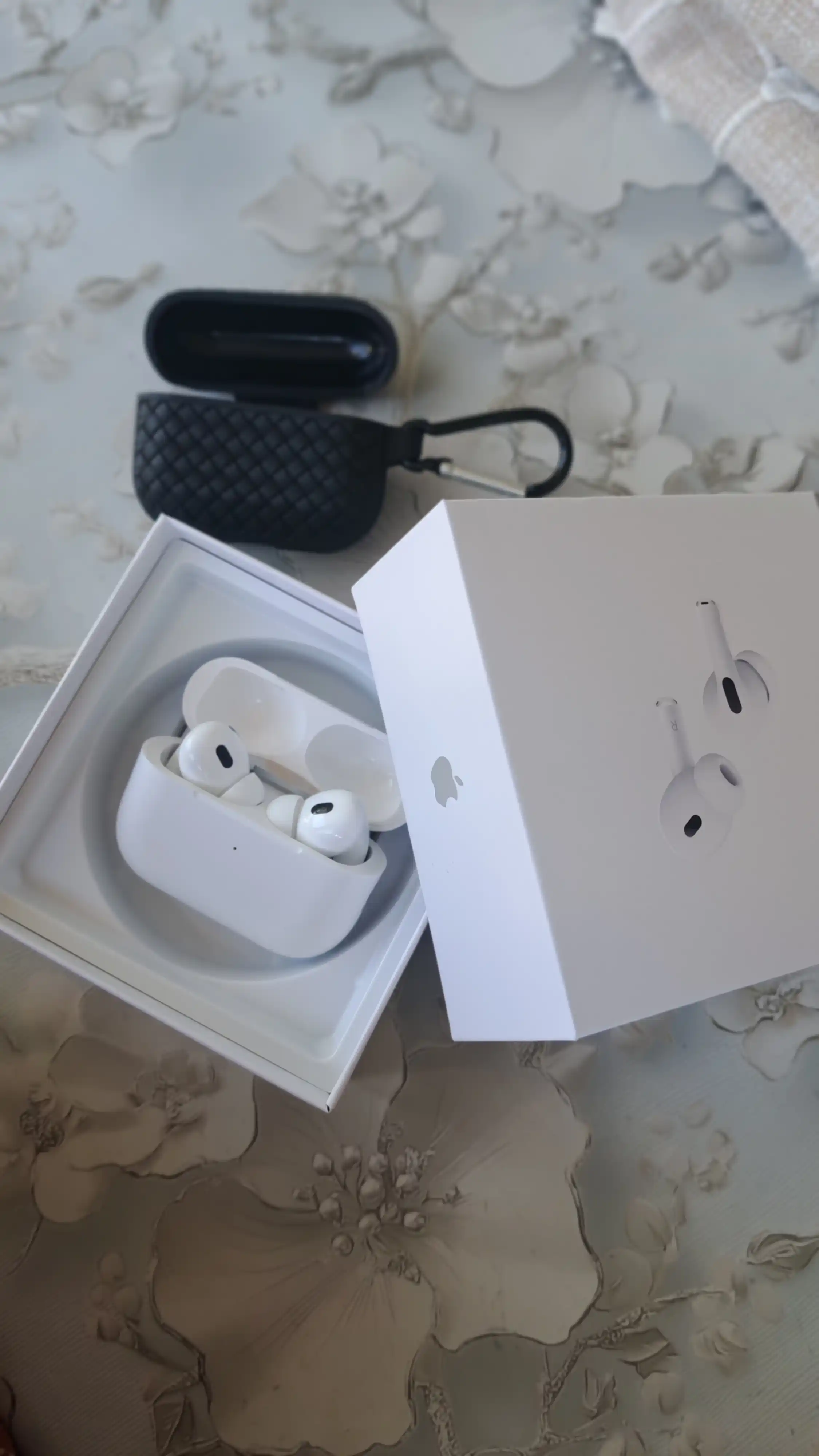 Simsiz Pods 2 Premium quloqchinlari,Iphone va Android uchun,sovg'a sifatida g'ilof