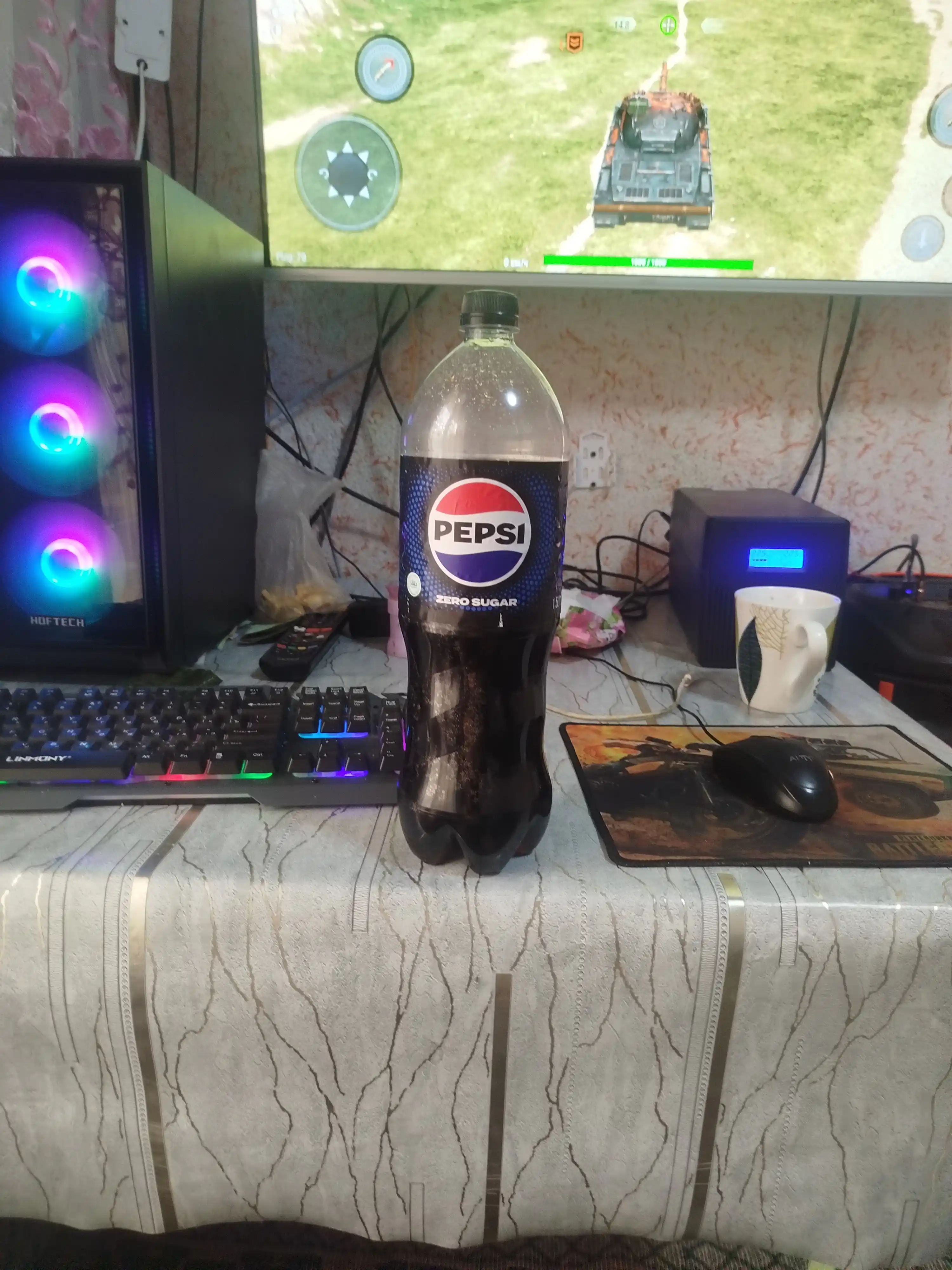 Gazlangan ichimlik Pepsi Zero, 1.5 litr