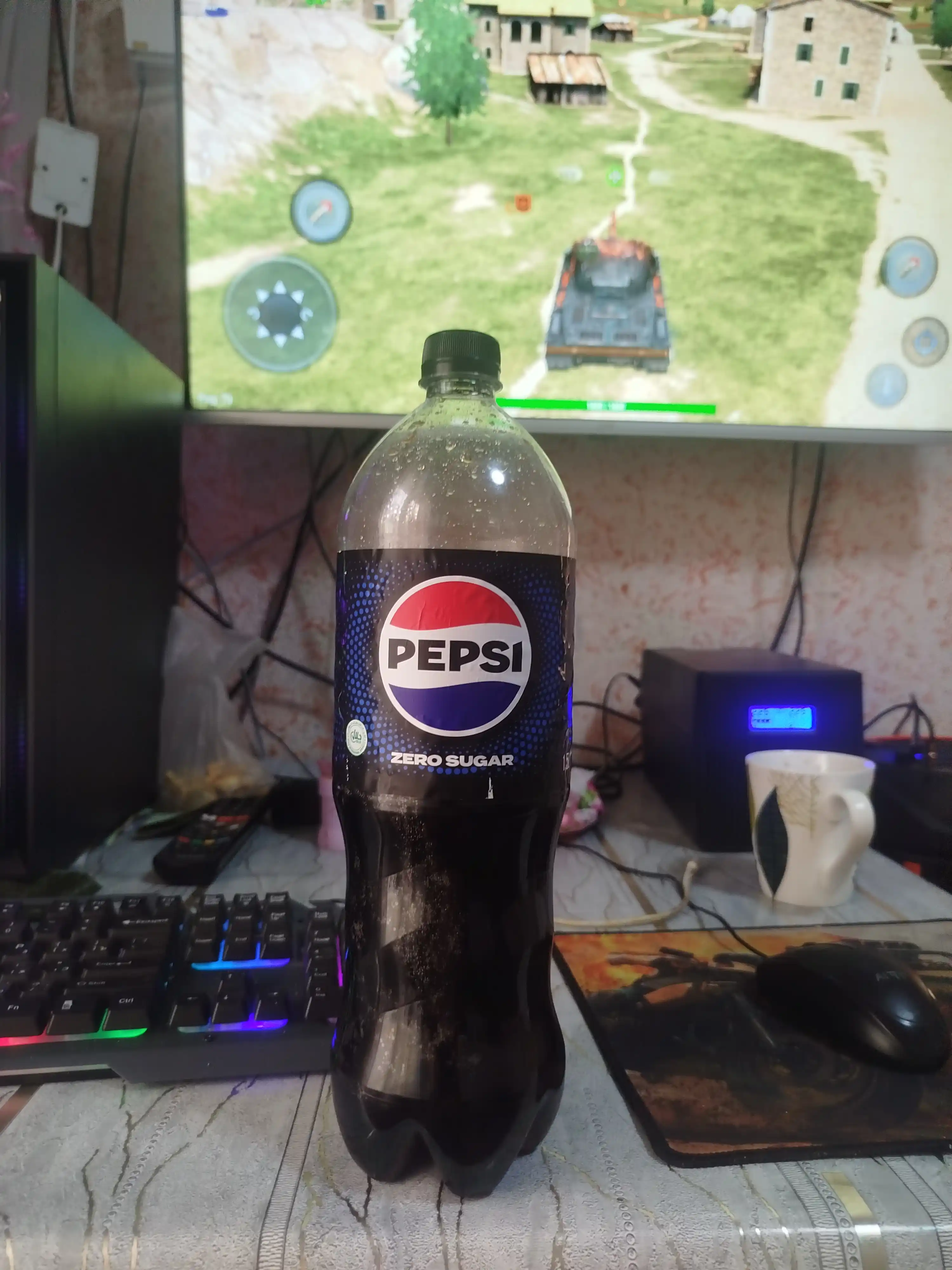 Gazlangan ichimlik Pepsi Zero, 1.5 litr