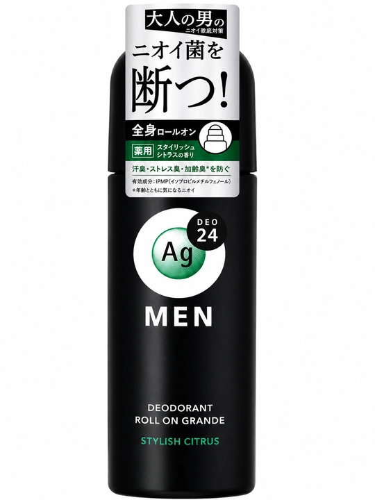 Мужской дезодорант-антиперспирант AG DEO 24 Men Roll-on Grande — Stylish Citrus, 120 мл - 