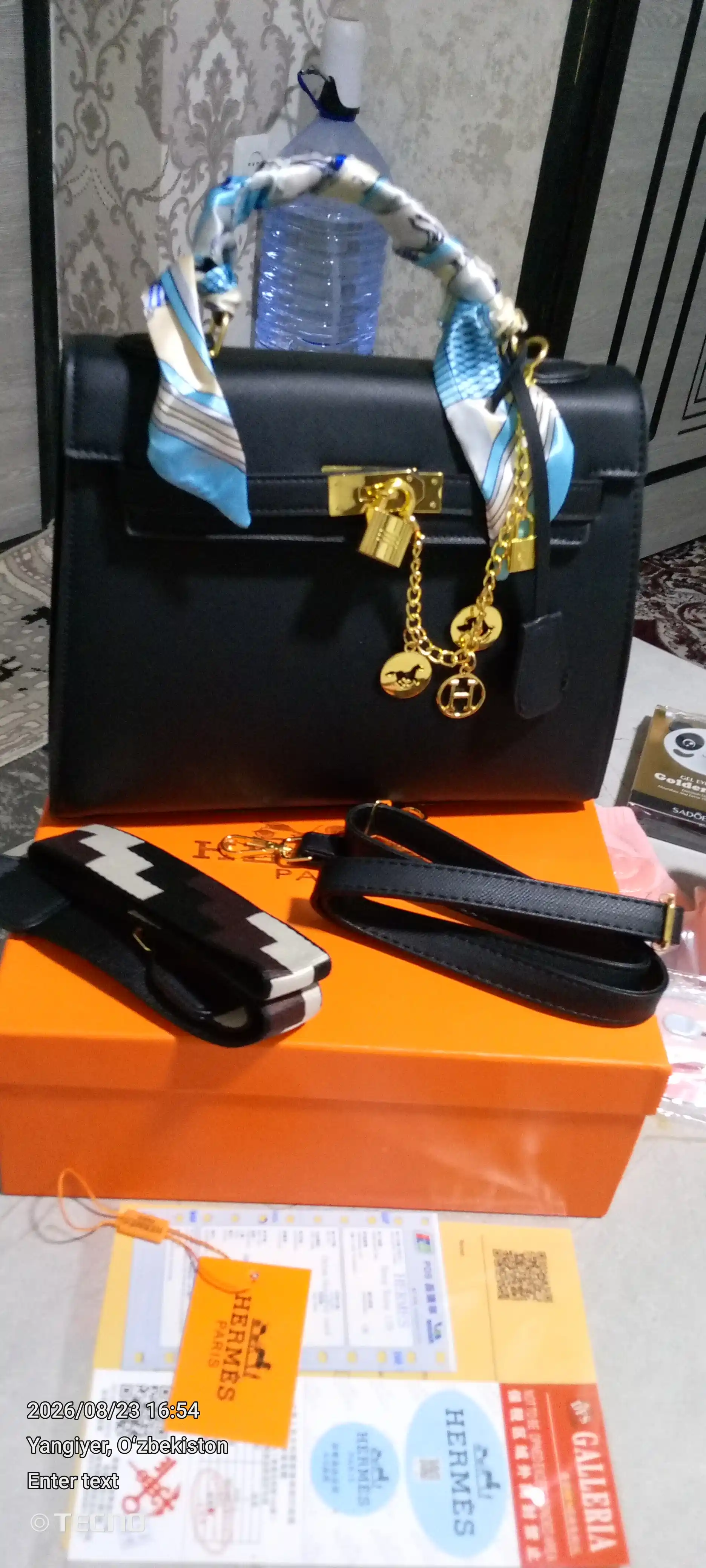 Женская сумка в стиле Hermes, подходящая для повседневного использования