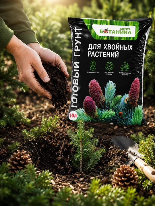 Готовый грунт Мечта Ботаника для хвойных растений