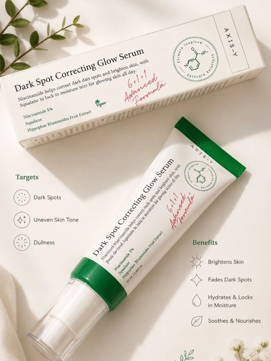 AXIS-Y Dark Spot Correcting Glow Serum, dog' va post-aknega qarshi 50 ml - 
