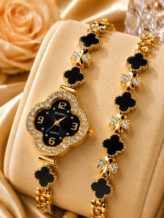 Sovg'a to'plami, ayollar uchun soat, Van Cleef, kvarsts, tillarang
