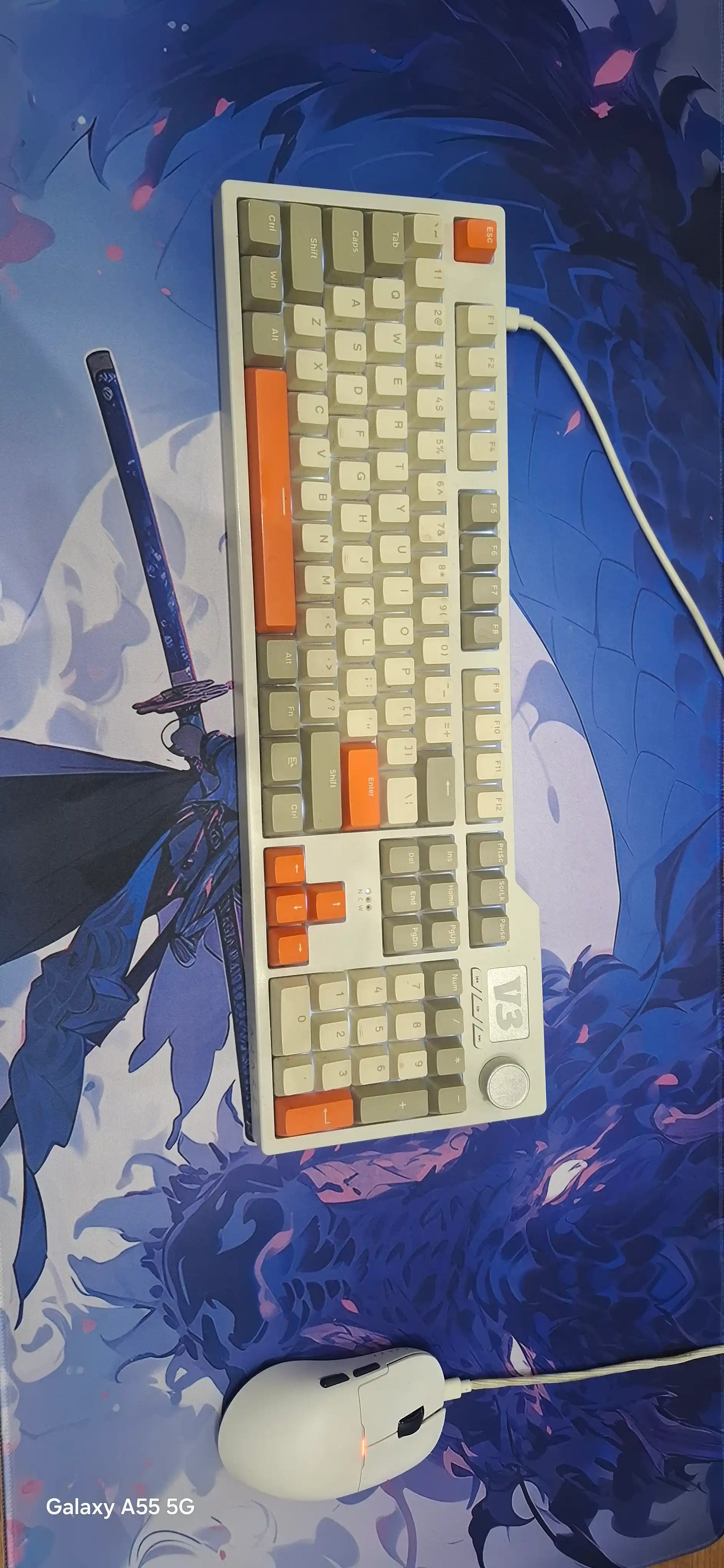 Коврик для мыши 90x40, большой, для клавиатуры и компютера, аниме, игровой