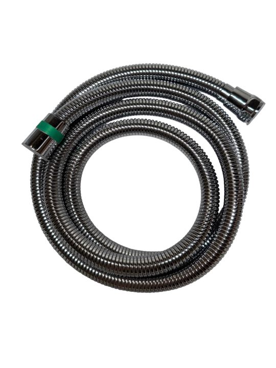 White Bear Double Lock dush shlangi, 150 sm, xrom, G 1/2 dyuym