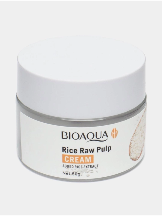 Guruch ekstrakti qo‘shilgan yuz uchun namlantiruvchi krem, Bioaqua, 50 g