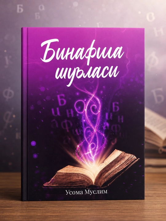 Фиолетовое сияние 1 - Усома Муслим - Книга на узбекском языке - 