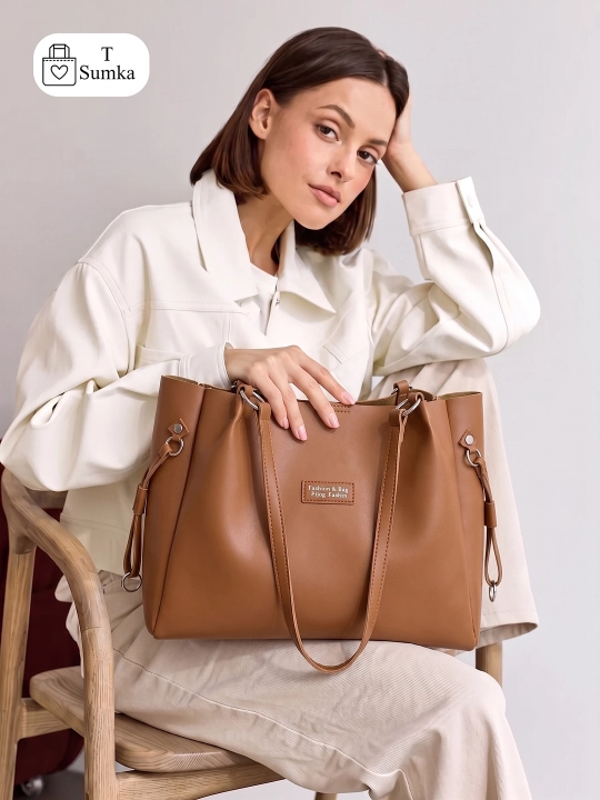 Ayollar sumkasi Fashion & Bag, A4, kundalik va o'qish uchun, sifatli charm