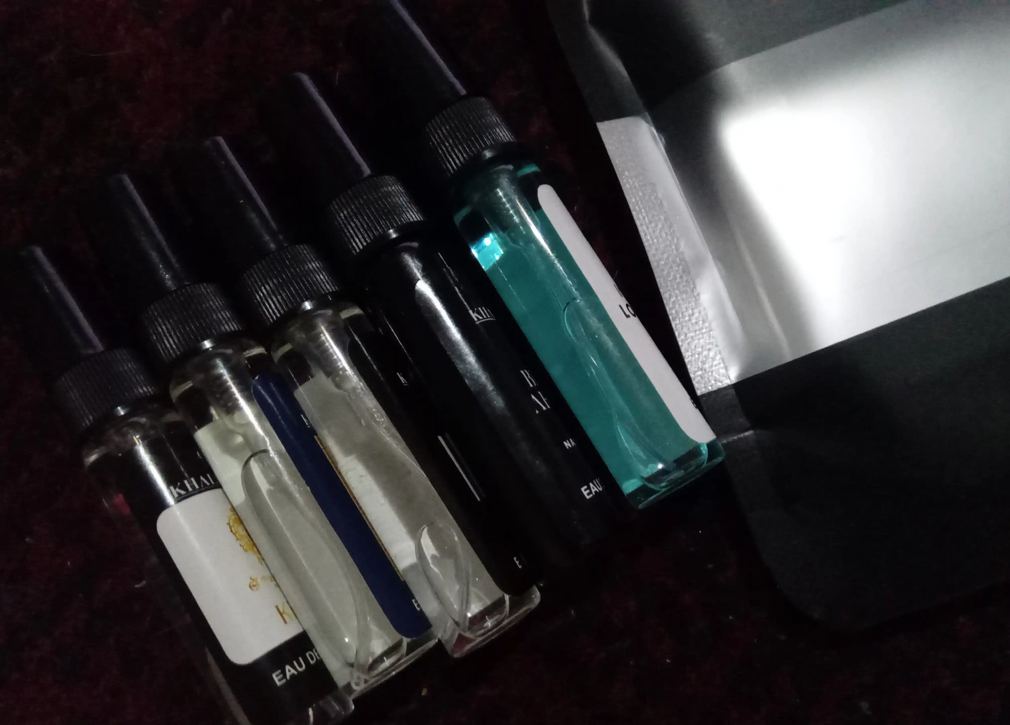 Erkaklar uchun sovg'a: atirlar to'plami 5 tasi 1 da — Ganymede, Black Afgano, Creed, 10 ml