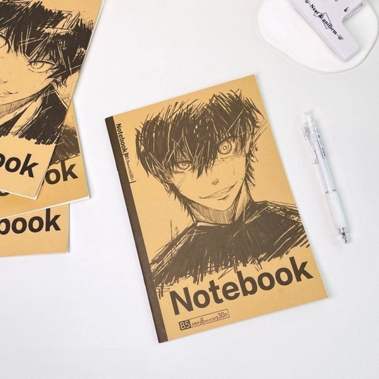Kraft muqovali B5 daftar (anime / O'rgimchak-odam printli), 30 varaq - 