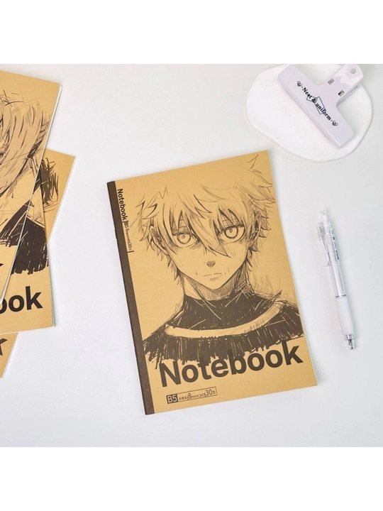 Kraft muqovali B5 daftar (anime / O'rgimchak-odam printli), 30 varaq - 