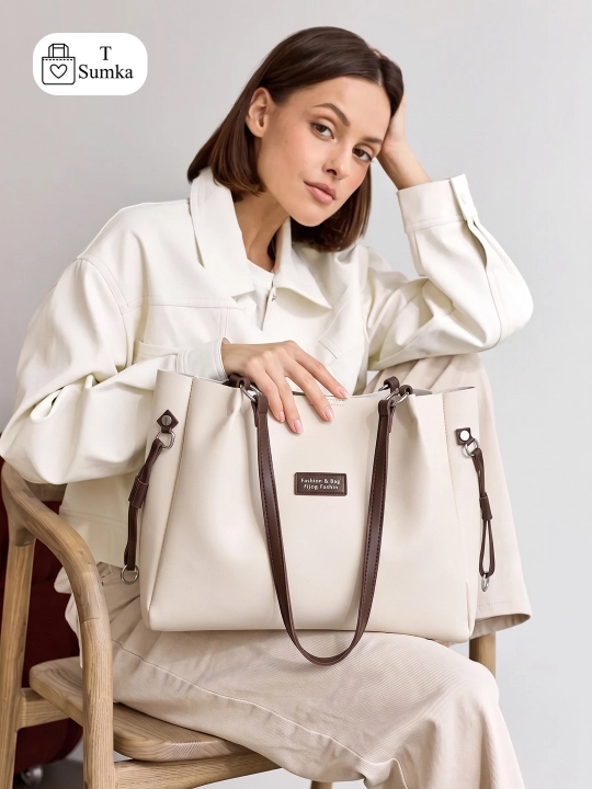 Ayollar sumkasi Fashion & Bag, A4, kundalik va o'qish uchun, sifatli charm