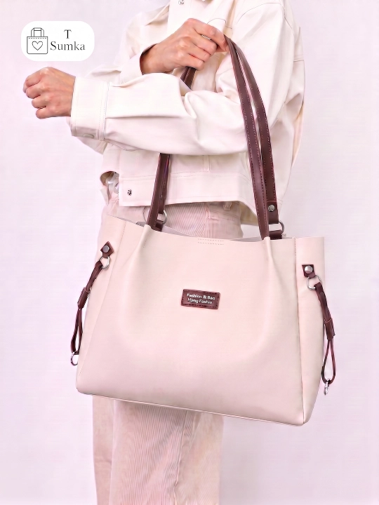 Ayollar sumkasi Fashion & Bag, A4, kundalik va o'qish uchun, sifatli charm