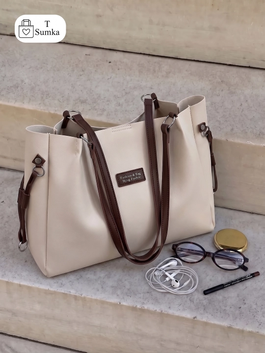 Ayollar sumkasi Fashion & Bag, A4, kundalik va o'qish uchun, sifatli charm