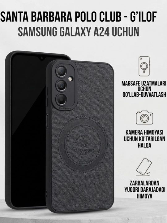 Samsung Galaxy A24 uchun Santa Barbara Polo Club himoya g‘ilof - 