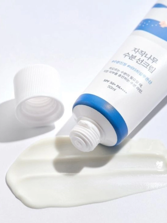 Солнцезащитный крем Round Lab Birch Juice Moisturizing Sunscreen SPF50+ PA+