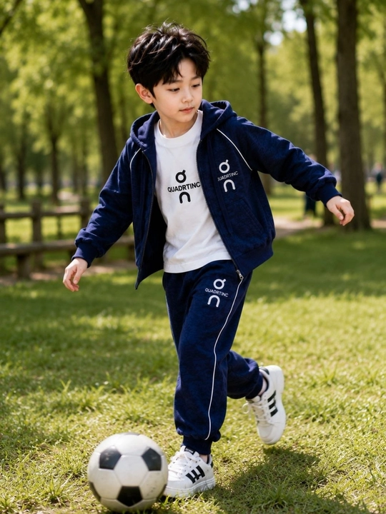 O‘g‘il bolalar uchun sport kostyumi, kapyushonli to‘plam, 1-6 yosh