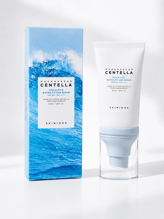 Солнцезащитный крем для лица SKIN1004 Hyalu-Cica Water-Fit SPF50, 50 мл