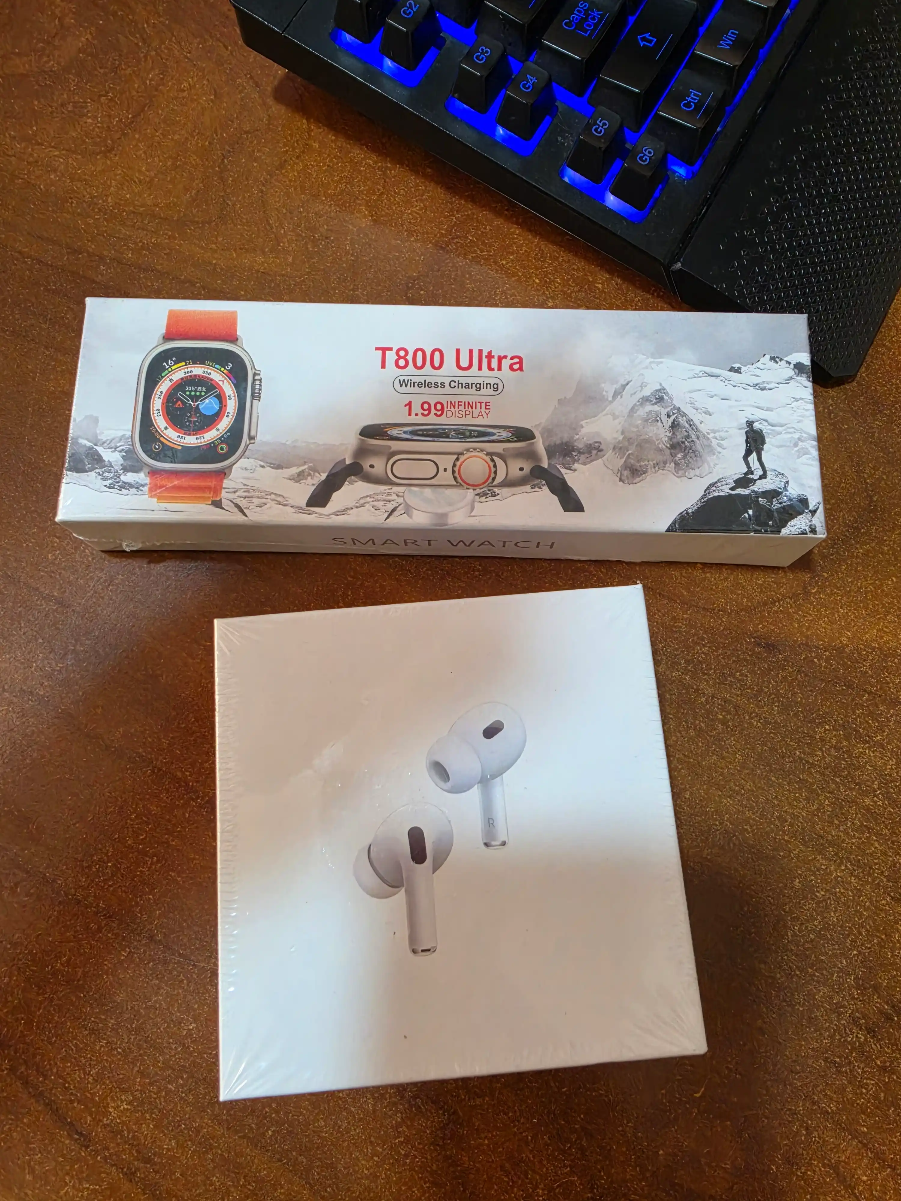 T800 Ultra Smart Watch, Bonus Pods Pro Quloqchin
